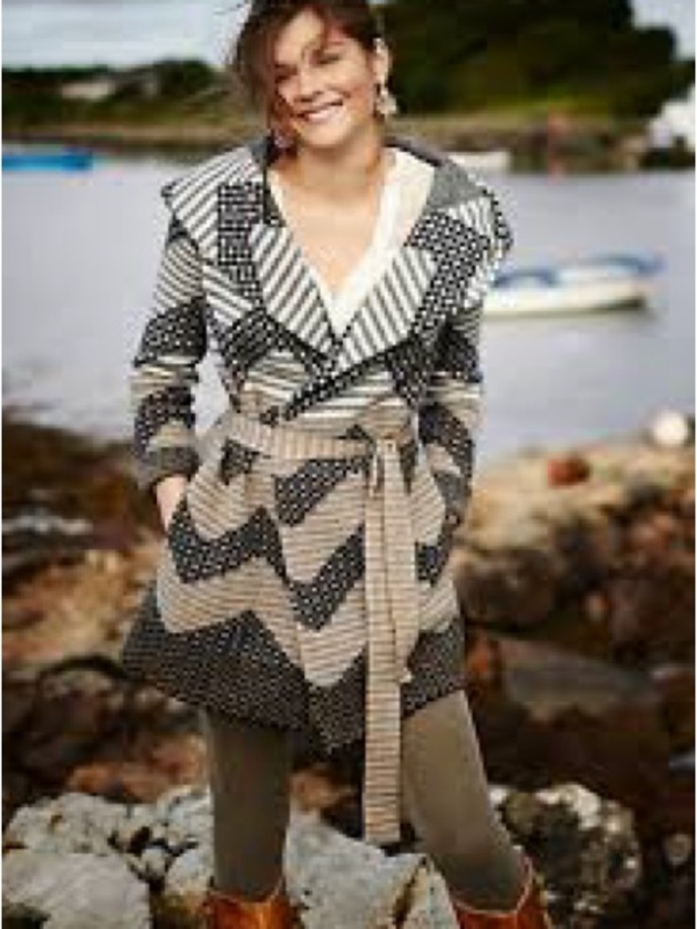 Field Flower (by Anthropologie) hooded cardigan jacket.